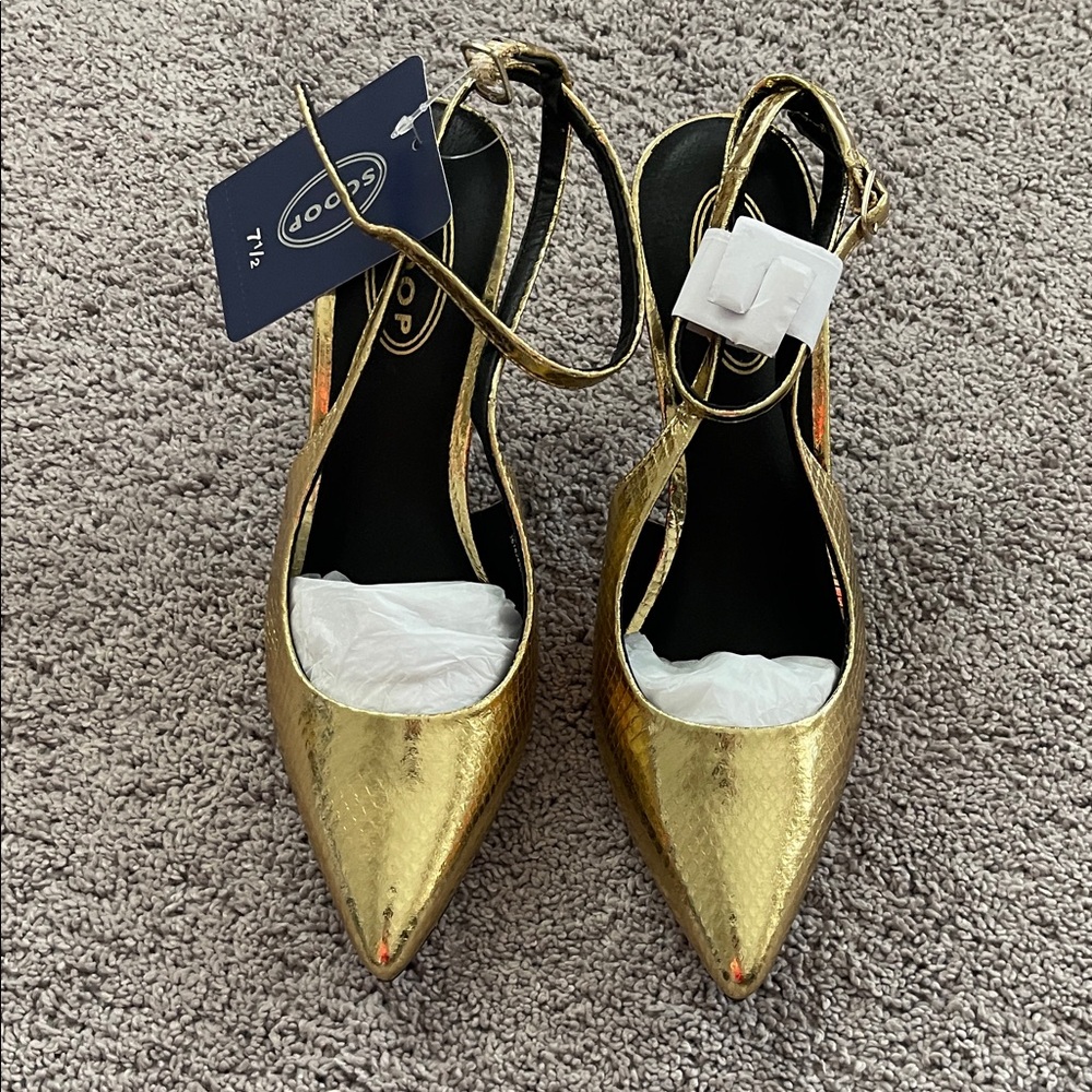 Scoop Gold Women's Heels